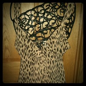 Leopard print lingerie