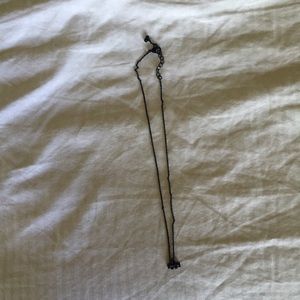 Forever 21 Black Bow Necklace