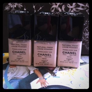 3 Chanel Natural Finish Powder Translucent Sun