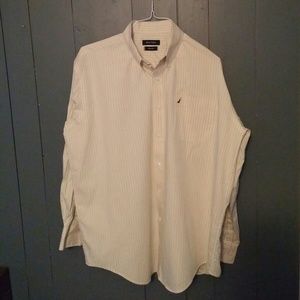 Nautica Mens Medium Button Down Shirt