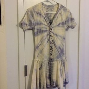 We The Free / Free People tie dye mini dress