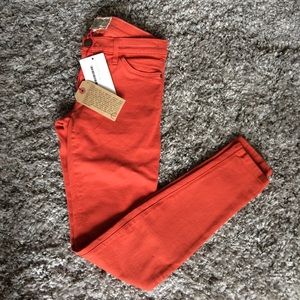New Current/Elliott ankle skinny jeans in poppy