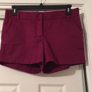 Super soft J Crew broke-in Chino shorts (eggplant)