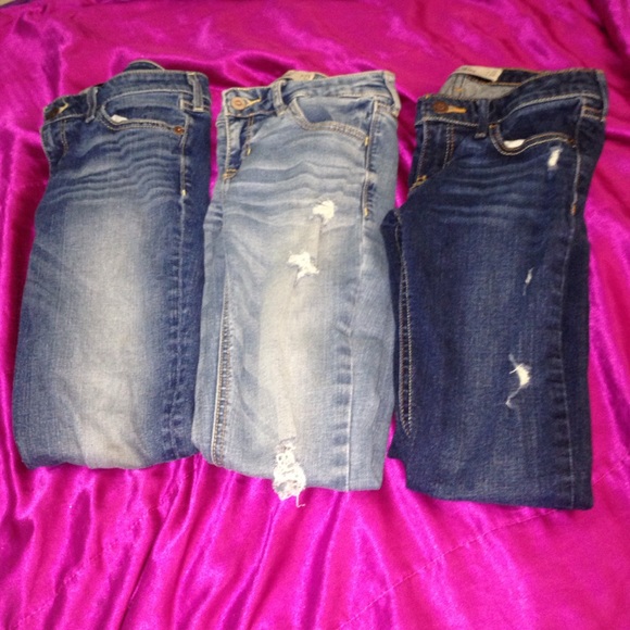 Bundle of hollister Skinny Jeans