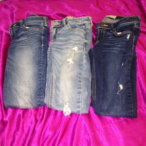 Bundle of hollister Skinny Jeans