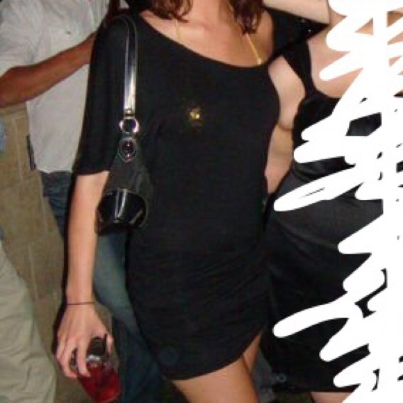 Epilogue Black Runched Dress