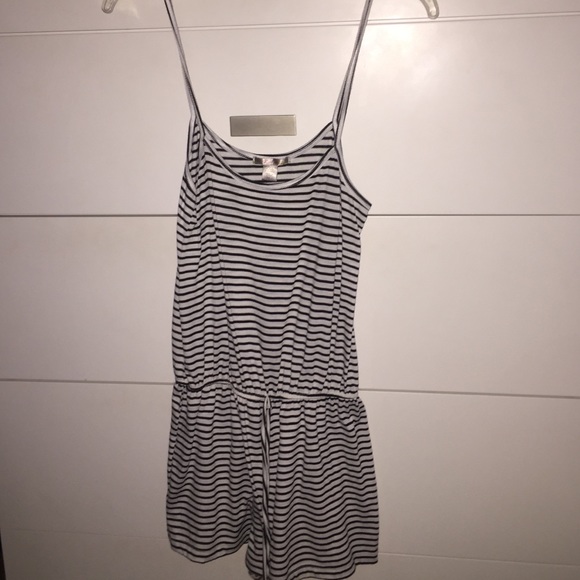 Striped romper