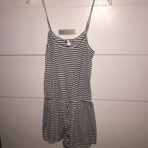 Striped romper