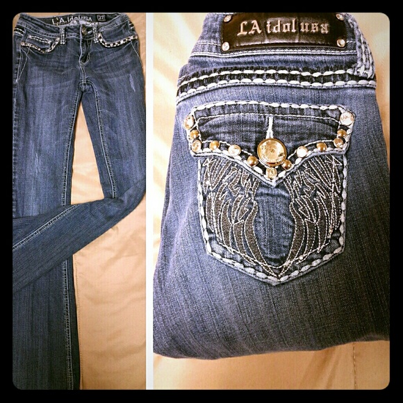 LA Idol Denim Boot Cut Jeans. Price negotiable💖
