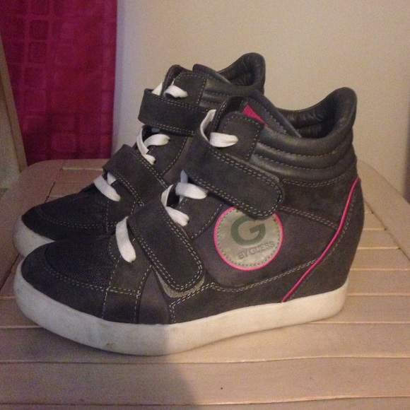 Guess High Heeled Tennis Shoes!
