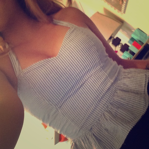 Peplum Halter Top