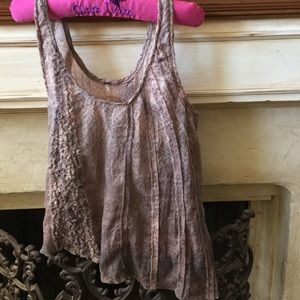 Free People asymmetric tank top brand new!