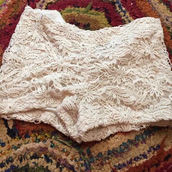 Lace shorts