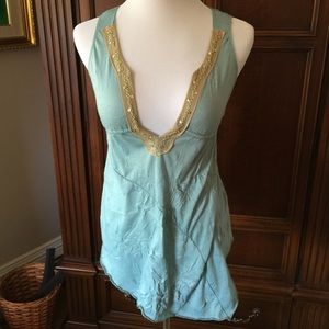 • Anthropologie Lux Asymmetrical Top •