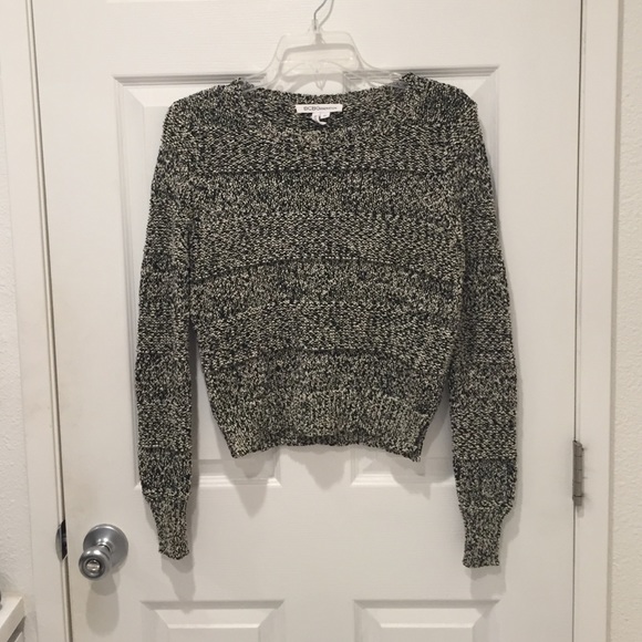 BCBGeneration black and beige sweater.