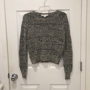 BCBGeneration black and beige sweater.