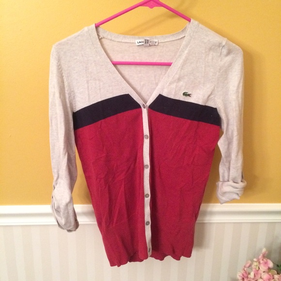 Lacoste Sweaters - Lacoste button down cardigan