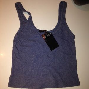 Brandy Melville Blue Crop Top