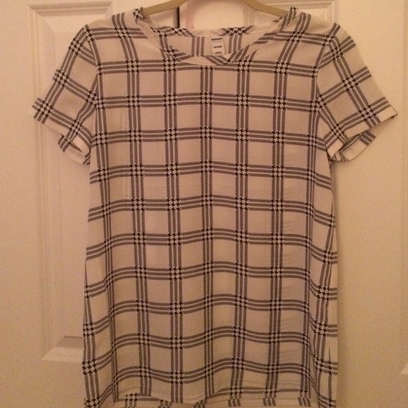 🚫SOLD🚫Checkered Chiffon Top