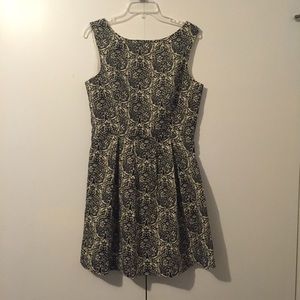 Pink Martini blue and white linen dress