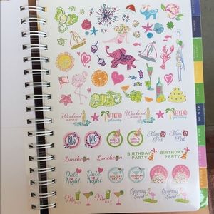 Sheet of Lilly stickers