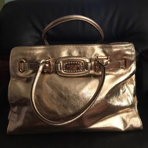 Michael Kors Gold Jewel Hamilton Bag