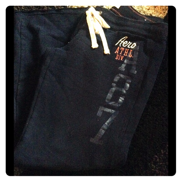 Navy blue Aeropostale Sweat Pants