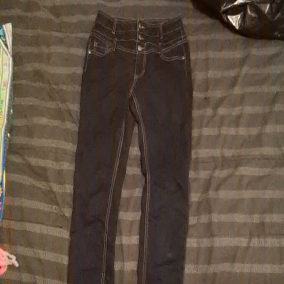 High Waist Dark Wash Skinny Jeans