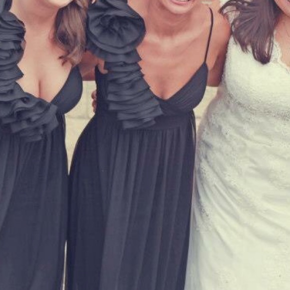 Unique Black Bridesmaid Dress! Beautiful!