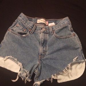 High waist shorts