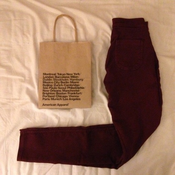 American Apparel Pants - American Apparel Easy Jeans