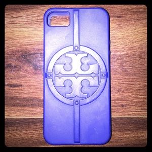 Tory Burch iPhone 5s Navy Blue Silicone Case