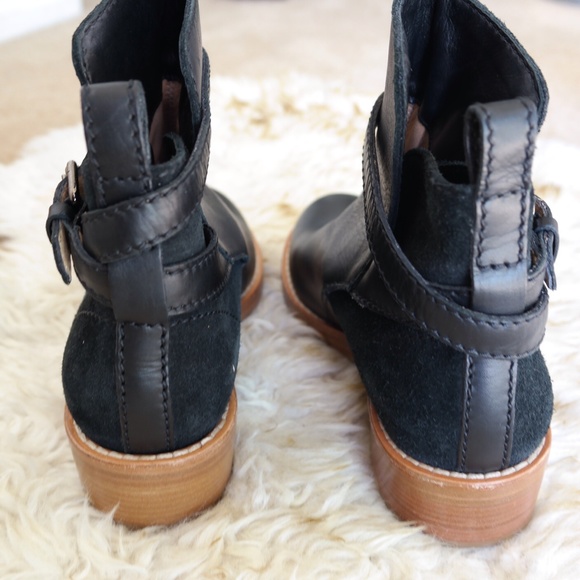 Acne leather and suede ankle boot - Picture 3 of 4