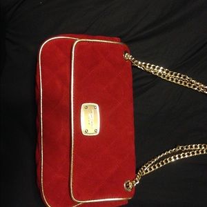 Authentic Michael Kors  suede purse.