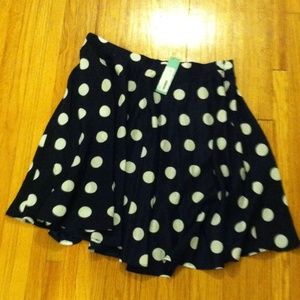 hanneli polka dot swing skirt