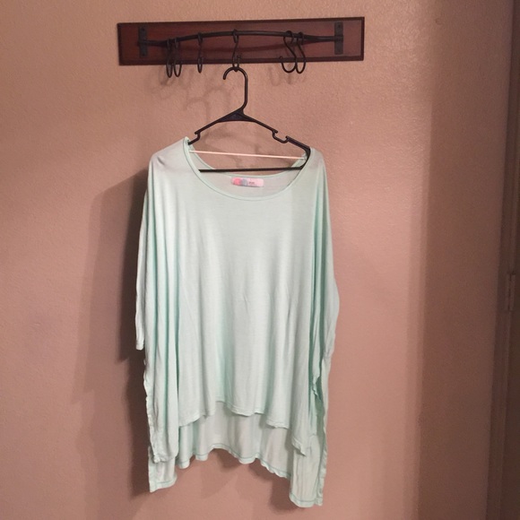 Free People Mint Beach Top