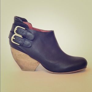 Rachel Comey Barbaro double buckle bootie.