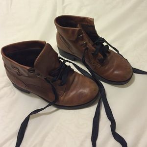 Leather ankle boots!