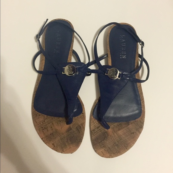 Navy Ralph Lauren Sandals