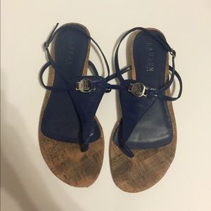 Navy Ralph Lauren Sandals