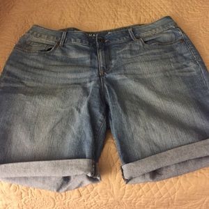 Denim shorts