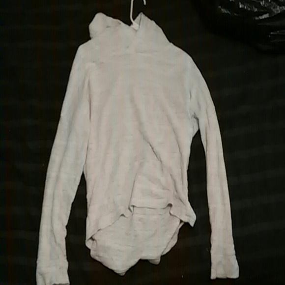 Pink Striped Hoodie