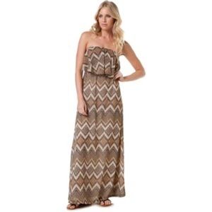 Veronica M strapless maxi dress