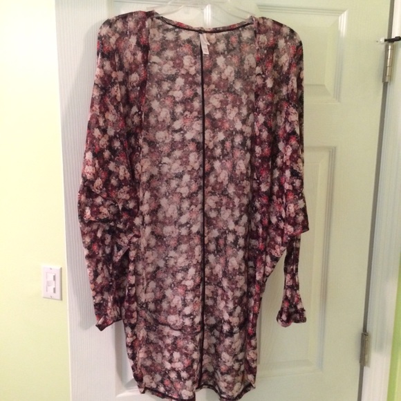 Floral Cocoon Cardigan