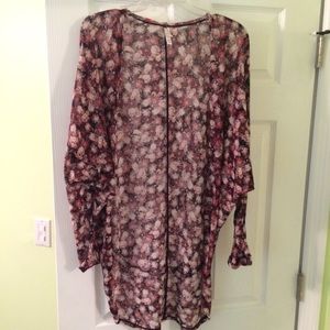 Floral Cocoon Cardigan