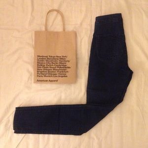 American Apparel Easy Jeans in Dark Indigo
