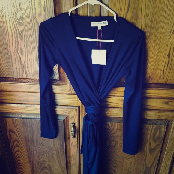 Long UNICO wrap dress