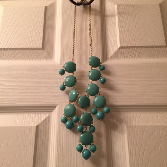 Teal bubble necklace