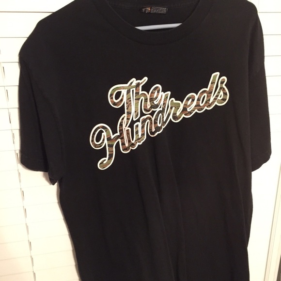 The Hundreds Camo Logo T shirt