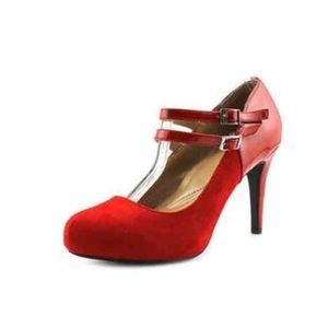 Classic red Mary Jane heels. Heartbreaking shoes.